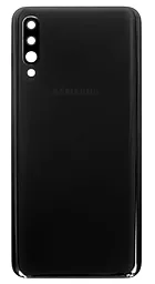 Задняя крышка корпуса Samsung Galaxy A50 2019 A505 со стеклом камеры Original Black - миниатюра 2