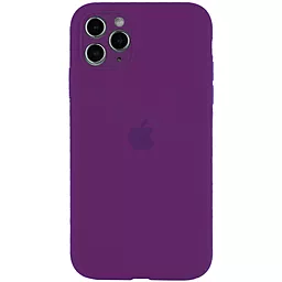{"ru": "Чехол", "uk": "Чохол"} Silicone Case Full Camera for Apple IPhone 12 Pro  Grape