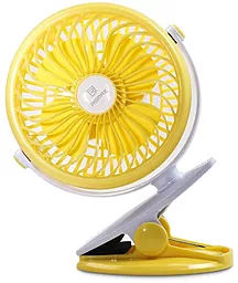 Вентилятор для Remax Mini Fan 360° F2 Yellow - мініатюра 3