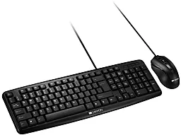 Комплект (клавиатура+мышка) Canyon USB Black (CNE-CSET1-RU)