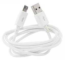 USB Кабель Samsung micro USB Cable for Galaxy S4 I9500 White (ECC-1DU4BWE/HC ) - мініатюра 2