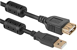 Кабель (шлейф) Defender USB 02-06 PRO USB 2.0 AM/AF 1.8м чёрный (87429) - фото Кабель (шлейф) Defender USB 02-06 PRO USB 2.0 AM/AF 1.8м чёрный (87429)
