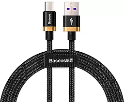 USB Кабель Baseus HW Flash 40w 2a USB Type-C cable gold/black (CATZH-BV1)