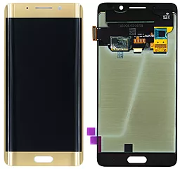 Дисплей Huawei Mate 9 Pro (LON-L29, LON-AL00) з тачскріном, оригінал, Gold