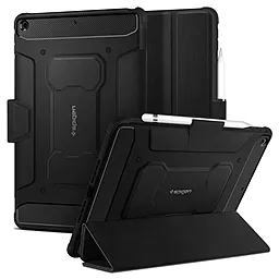 Чехол для планшета Spigen Rugged Armor Pro для Apple iPad 10.2" (2019, 2020, 2021) Black (ACS01216) - фото Чехол для планшета Spigen Rugged Armor Pro для Apple iPad 10.2" (2019, 2020, 2021) Black (ACS01216)