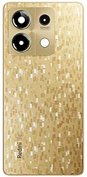 Задняя крышка корпуса Xiaomi Redmi Note 13 со стеклом камеры, Original Prism Gold - фото Задняя крышка корпуса Xiaomi Redmi Note 13 со стеклом камеры, Original Prism Gold