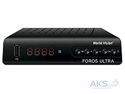 Комплект цифрового ТВ World Vision Foros Ultra + комнатная антенна EuroSky ES-005A - миниатюра 2