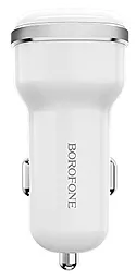 Автомобильное зарядное устройство Borofone BZ13 2USB White - миниатюра 3