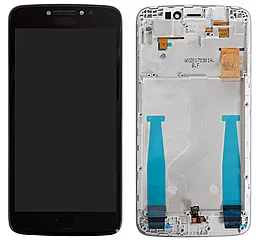 Дисплей Motorola Moto E4 Plus (XT176, XT1770, XT1771, XT1773) з тачскріном і рамкою, Black