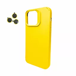 Чохол Cosmic Silky Cam Protect для Apple iPhone 15 Yellow