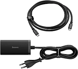 Сетевое зарядное устройство Baseus GaN5 Pro Desktop 67W QC/PD 2xUSB-C - 1xUSB-A - 1xHDMI + USB-C-C Cable Black (CCGP110201)