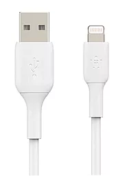 USB Кабель Belkin 12w 2.4a 0.15m Lightning сable white (CAA001BT0MWH)