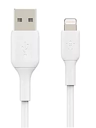 Кабель Belkin USB-A - Lightning 12w 2.4a 0.15м cable White (CAA001BT0MWH) - фото Кабель Belkin USB-A - Lightning 12w 2.4a 0.15м cable White (CAA001BT0MWH)