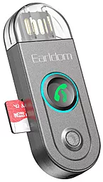 Bluetooth адаптер Earldom ET-BR13 3-in-1 AUX TF Audio Receiver Bluetooth 5.3 Silver - фото Bluetooth адаптер Earldom ET-BR13 3-in-1 AUX TF Audio Receiver Bluetooth 5.3 Silver