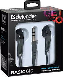 Навушники Defender Basic 610 Black - мініатюра 2