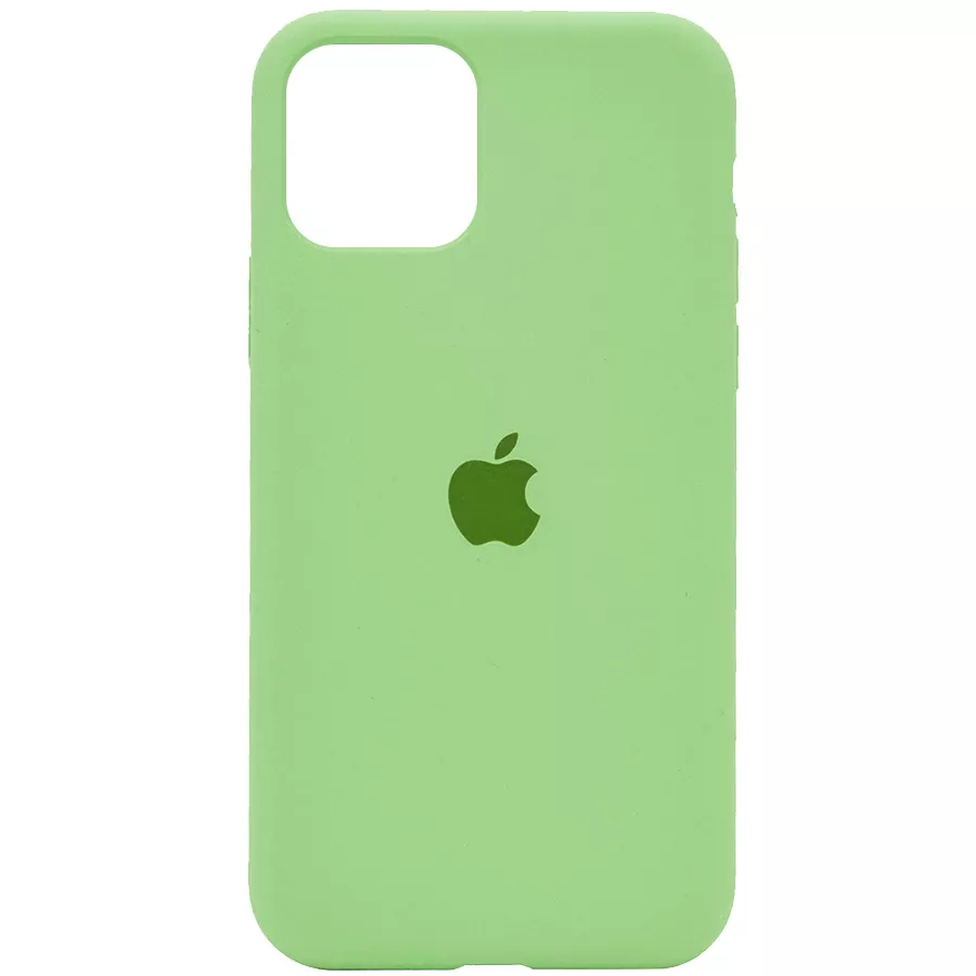 Чехол Silicone Case Full для Apple iPhone 11 Pro Max Mint - фото 1