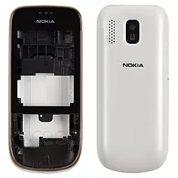 Корпус для Nokia 202 Asha White