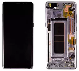 Дисплей Samsung Galaxy Note 8 N950 з тачскріном і рамкою, оригінал, Orchid Gray