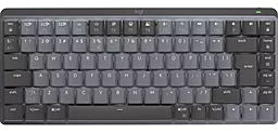 Клавиатура Logitech MX Mechanical Mini Clicky Wireless Illuminated Graphite (920-010782) - фото Клавиатура Logitech MX Mechanical Mini Clicky Wireless Illuminated Graphite (920-010782)