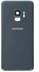 Задняя крышка корпуса Samsung Galaxy S9 G960F со стеклом камеры Original  Titanium Gray