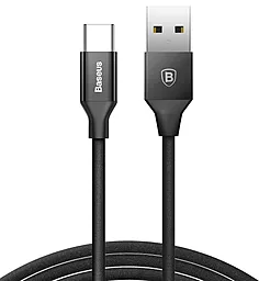Кабель Baseus Yiven USB-A - Type-C 13w 3a 1.2м cable Black (CATYW-01) - фото Кабель Baseus Yiven USB-A - Type-C 13w 3a 1.2м cable Black (CATYW-01)