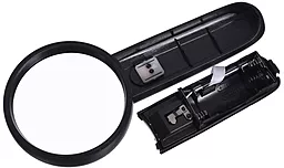 Лупа ручная Magnifier MG6B-4A 65мм / 3х с LED подсветкой - миниатюра 3