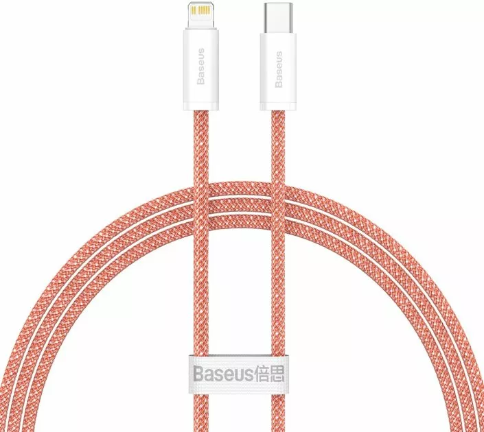 Кабель Baseus Dynamic USB Type-C - Lightning 20w 3a 1м PD сable Orange (CALD000007) - фото 1