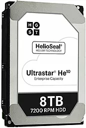 Жесткий диск Hitachi HGST Ultrastar He10, 3,5", 8TB, SAS, 7200rpm (0F27358) - фото Жесткий диск Hitachi HGST Ultrastar He10, 3,5", 8TB, SAS, 7200rpm (0F27358)