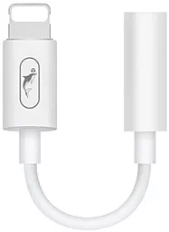 Аудіо-перехідник SkyDolphin AU02 M-F Lightning -> 3.5mm White (ADPT-00017) - фото Аудіо-перехідник SkyDolphin AU02 M-F Lightning -> 3.5mm White (ADPT-00017)