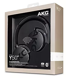 Навушники Akg Y50BT Silver (Y50BTSLV) - мініатюра 9