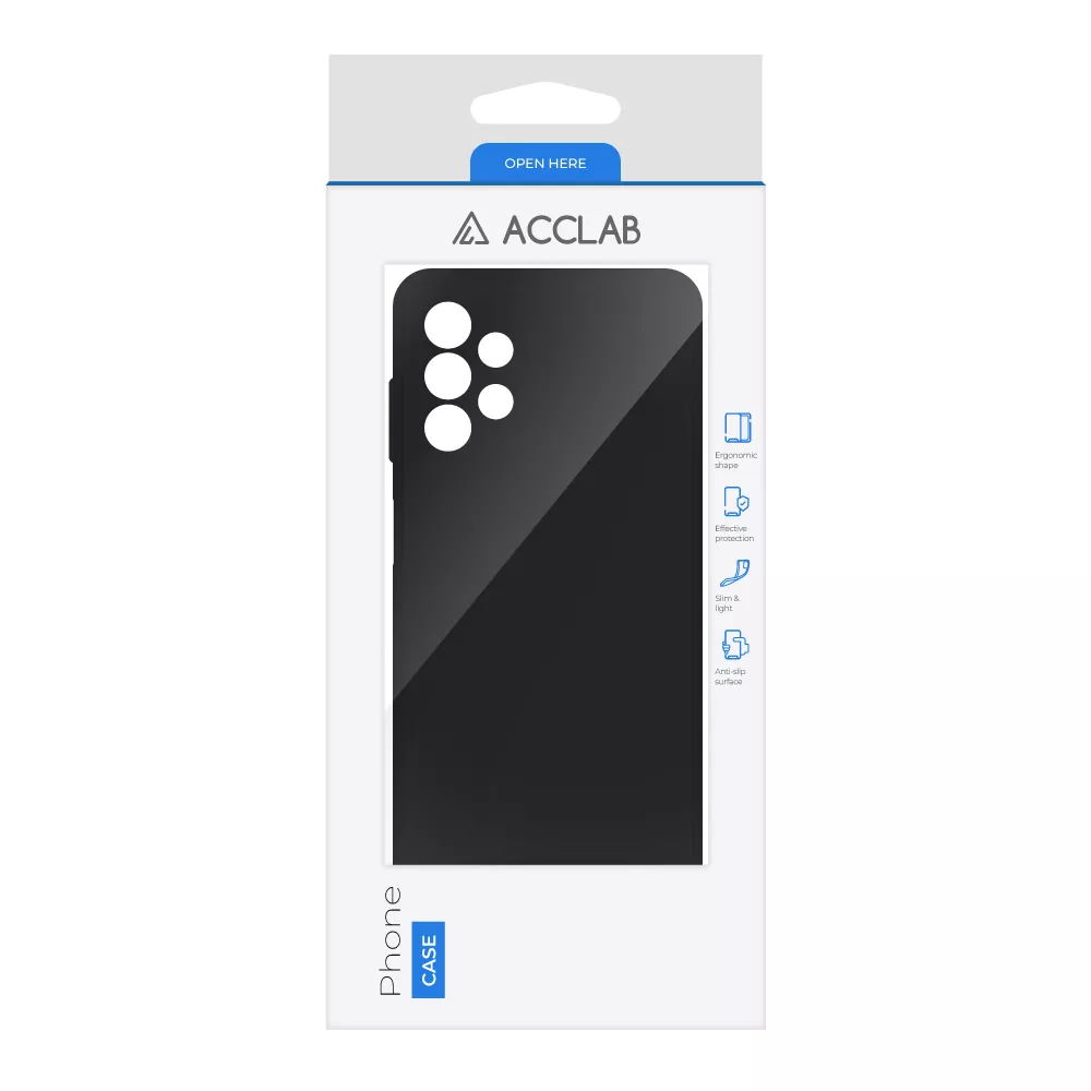 Чехол ACCLAB SoftShell для Samsung Galaxy A13 4G Black - фото 2