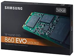 Накопичувач SSD Samsung 860 EVO 500 GB M.2 2280 SATA 3 (MZ-N6E500BW) - мініатюра 8