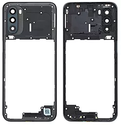 Рамка корпусу Motorola Moto G41 XT2167 / Moto G31 XT2173 Meteorite Black - фото Рамка корпусу Motorola Moto G41 XT2167 / Moto G31 XT2173 Meteorite Black
