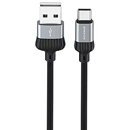 Кабель Borofone BX28 Dignity USB-A - Type-C 10w 2a 1м cable Gray/Black - фото Кабель Borofone BX28 Dignity USB-A - Type-C 10w 2a 1м cable Gray/Black