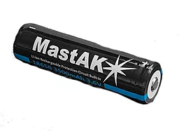 Акумулятор MastAK акумулятор Li-Ion 18650 3.7V (3500mAh) (захист) 3.7 V