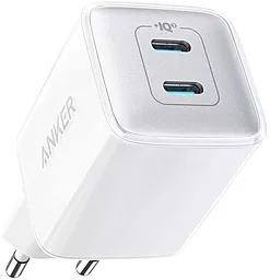 Мережевий зарядний пристрій Anker PowerPort 521 Nano Pro 40w 2xUSB-C charger white (A2038G21)