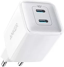 Сетевое зарядное устройство Anker PowerPort 521 Nano Pro 40w 2xUSB-C charger white (A2038G21) - фото Сетевое зарядное устройство Anker PowerPort 521 Nano Pro 40w 2xUSB-C charger white (A2038G21)