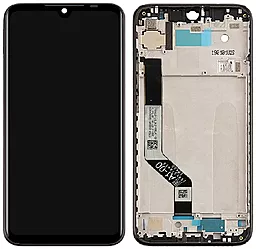 Дисплей Xiaomi Redmi Note 7, Note 7 Pro с тачскрином и рамкой, Black