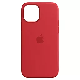 Чехол Apple Silicone Case 1:1 iPhone 12 Mini Red (09371)