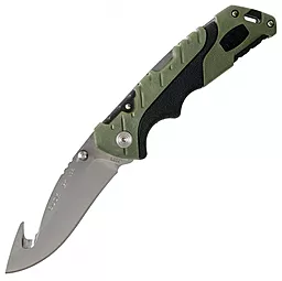 Нож Buck Folding Pursuit Large Guthook (660GRG) Black-green