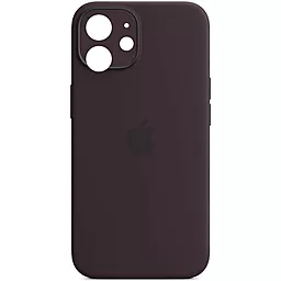 Чохол Silicone Case Full Camera для Apple IPhone 12  Elderberry