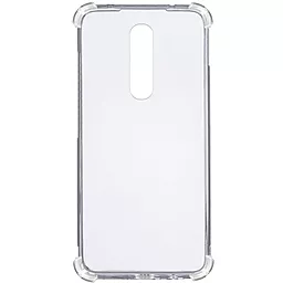 Чехол GETMAN Ease logo посилені кути для OnePlus 8 Бесцветный (прозрачный)