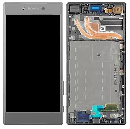 Дисплей Sony Xperia Z5 Premium, Xperia Z5 Premium Dual (E6833, E6853, E6883) з тачскріном і рамкою, Chrome