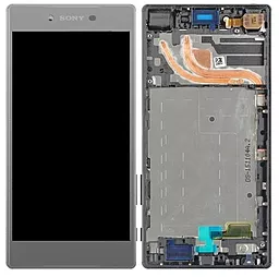 Дисплей Sony Xperia Z5 Premium (E6853) с тачскрином и рамкой, Chrome