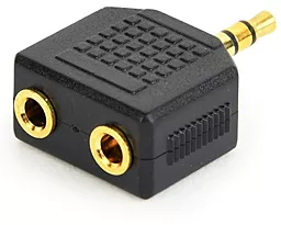 Аудіо розгалужувач Cablexpert mini Jack 3.5mm M/2xF black (CCA-415A)