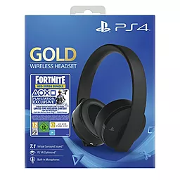 Наушники Sony PlayStation Wireless Headset Gold (Fortnite) - миниатюра 2