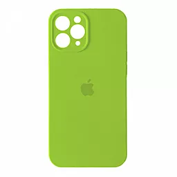 Чехол Silicone Case Full Camera для Apple iPhone 11 Pro Max Party Green