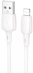 Кабель Borofone BX93 USB-A - Lightning 12w 2.4a 1м cable White - фото Кабель Borofone BX93 USB-A - Lightning 12w 2.4a 1м cable White