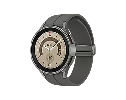 Смарт-часы Samsung Galaxy Watch5 Pro Bluetooth (45mm) Gray Titanium (SM-R920NZTA) - миниатюра 2