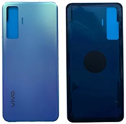 Задняя крышка корпуса Vivo X50, Original Frost Blue - фото Задняя крышка корпуса Vivo X50, Original Frost Blue